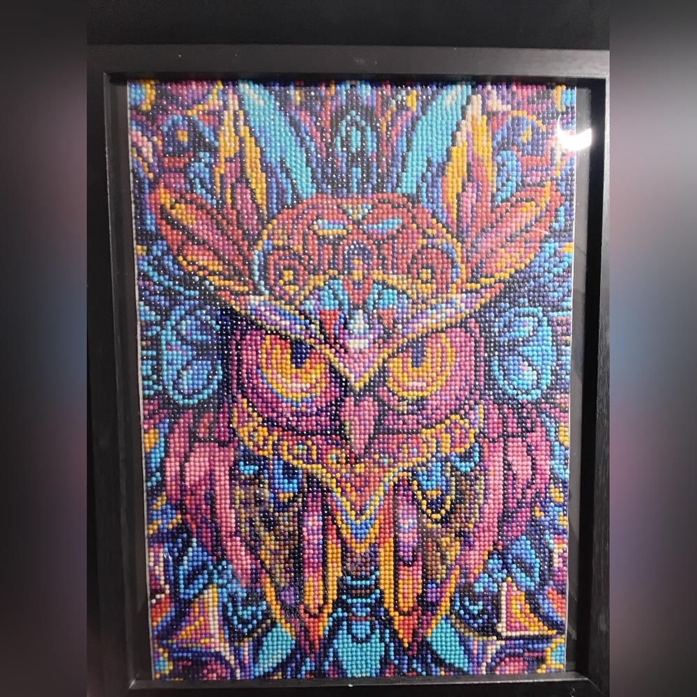 Vibrant Owl Wall Art Decor